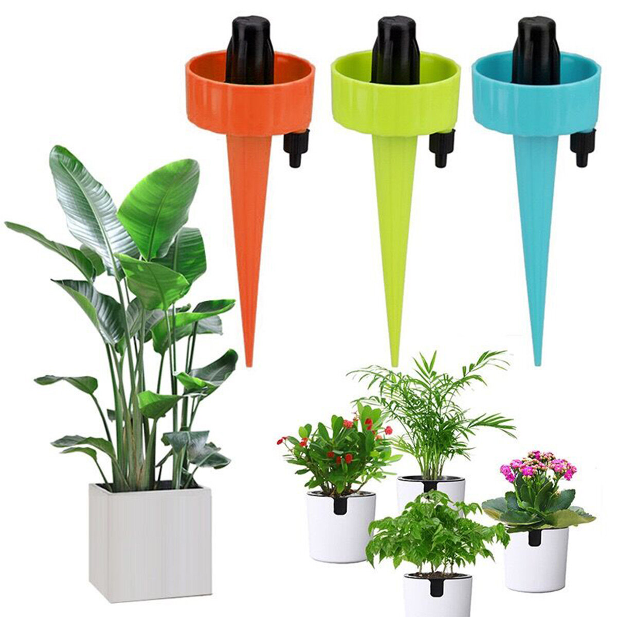 Youngshion Indoor Outdoor Automatic Plant Waterer Flower Self Watering Spikes Device Drip Irrigation System
